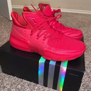 Adidas: D Lillard 3 (Red)- Men’s 8.5/ Women’s 10